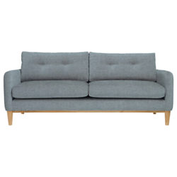 Content By Terence Conran Ashwell Large 3 Seater Sofa, Light Leg Laurel Artic